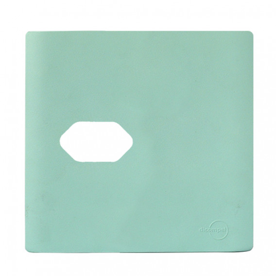 Placa p/ 1 Tomada Horizontal 4x4 - Novara Siciliano Placa p/ 1 Tomada Horizontal 4x4 - Novara Siciliano